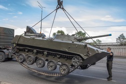 Ukraine từng sử dụng xe thiết giáp trong bảo tàng để phòng thủ Kiev