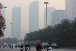 Hanoi tops worldwide in air pollution again