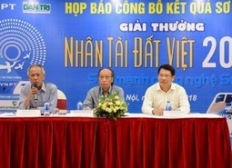 Chùm ảnh Họp báo công bố kết quả Sơ khảo lĩnh vực CNTT Giải thưởng Nhân tài Đất Việt 2018