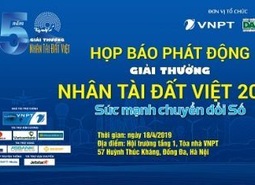 Giải thưởng Nhân tài Đất Việt 2019: chính thức tìm kiếm và tôn vinh những tài năng Việt mới