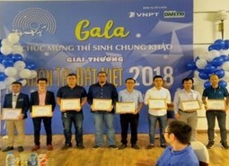20 nhóm tác giả CNTT nhận Bằng chứng nhận Giải thưởng Nhân tài Đất Việt 2018
