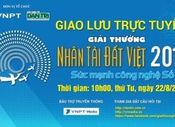 Giao lưu trực tuyến Nhân tài Đất Việt 2018: Sức mạnh công nghệ Số!