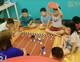 Scots English tưng bừng đồng tổ chức Đại hội Lập trình Robot cho các bạn nhỏ