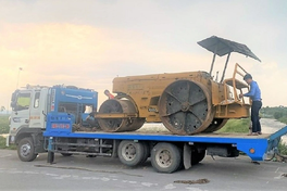 Trộm xe lu ở Nghệ An rồi mang ra Hà Nội bán