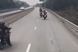 Eleven foreigners fined for riding large motorbikes on Vietnam expressway