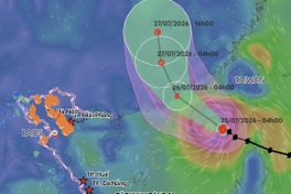 Storm Noul enters the East Sea, likely to strengthen
