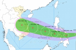 Typhoon Kalmaegi forecast to intensify as it enters the East Sea