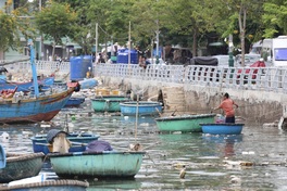 Floating waste pollutes Ca Ty River in Phan Thiet