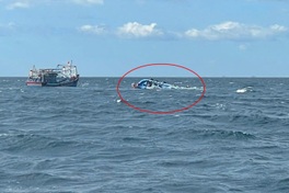 12 fishermen rescued after boat sinks off Gia Lai