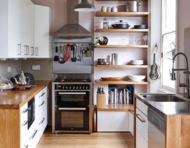 8 cách bố trí thông minh cho những gian bếp chật hẹp, ai cũng cần biết