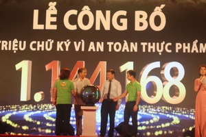 Hơn 1 triệu người hưởng ứng vì an toàn thực phẩm