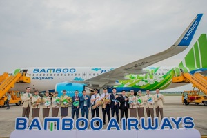 Bamboo Airways đón máy bay Airbus A320neo đầu tiên trong chiếc áo “Fly Green” ấn tượng