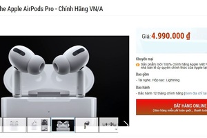 Bất ngờ AirPods Pro chính hãng rẻ hơn cả hàng xách tay