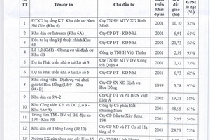 Cận cảnh một số dự án tại khu Nam TP.HCM vừa bị kiến nghị thu hồi