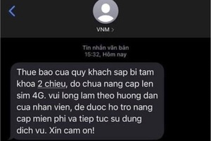 Cảnh báo lừa đảo mới: Nâng cấp sim 4G, mất sạch tiền lại "gánh" thêm nợ