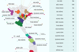 Cập nhật bản đồ Covid-19 ngày 12/5: Dịch "tấn công" nhiều khu công nghiệp