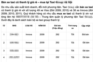 Chuyên gia chỉ cách nhận biết taxi cũ “lột xác” thành xe gia đình chơi Tết