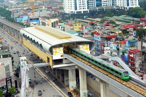 Lập 5 đoàn tàu chạy thử toàn tuyến Cát Linh - Hà Đông từ 20/9