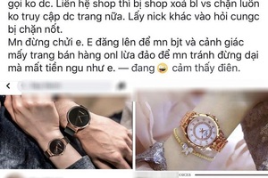 Cô gái "khóc thét" vì mua đồng hồ "sang chảnh", nhận về đồng hồ... nhựa (!?)