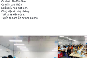 Covid-19 bùng phát, xưởng khẩu trang "cuống cuồng" tuyển công nhân thời vụ