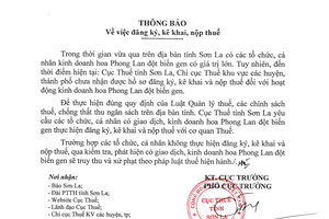 Cục Thuế Sơn La phản ứng trước những thương vụ giao dịch lan tiền tỷ