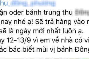 Dân buôn kiếm bộn tiền với dịch vụ "xách tay" bánh trung thu