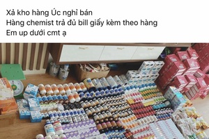 Dân buôn ồ ạt xả kho, thanh lý hàng xách tay trước lệnh xử phạt mới