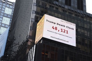 “Đồng hồ tử thần” mọc lên ở New York giữa dịch Covid-19