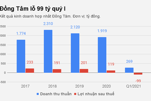 Đồng Tâm của "bầu" Thắng bất ngờ lỗ 99 tỷ đồng