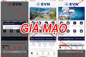 "Bẫy" lừa đảo bằng web và app mạo danh Tập đoàn Điện lực Việt Nam, ngành điện lực đưa khuyến cáo