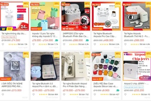 Hàng giả được rao bán tràn lan trên Lazada, Shopee