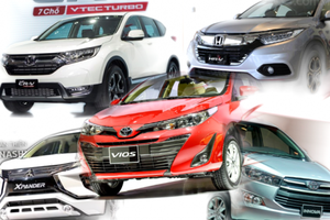 "Họ nhà Toyota" giảm giá vẫn không kéo nổi doanh số; "Ngôi sao" Xpander, CRV mất khách