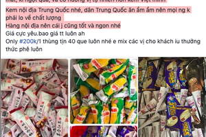 Kem nội địa Trung Quốc giá rẻ chưa thấy bán trên các trang thương mại điện tử Trung Quốc