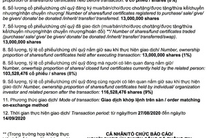 Người Nhật đã sở hữu 9% cổ phần Petrolimex