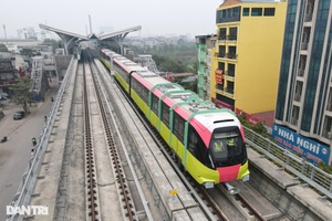 Ngày mai, đoàn tàu Nhổn - ga Hà Nội chạy thử toàn tuyến trên cao