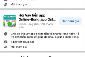 Nở rộ hội nhóm hướng dẫn quỵt nợ, bùng tiền vay qua ứng dụng