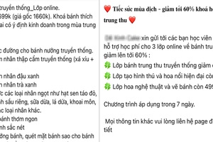 Nở rộ khóa học làm bánh trung thu, chị em choáng ngợp như bước vào ma trận