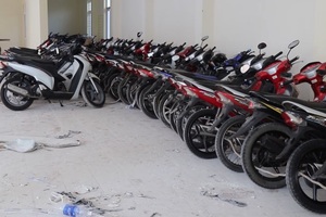 Phát hiện 60 xe mô tô "trôi nổi" thị trường, bị thay đổi số khung, số máy