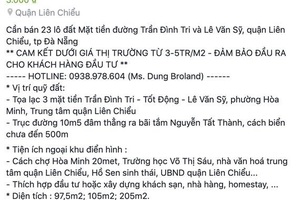 Rao bán "khống" 23 lô đất vàng ở Đà Nẵng, cô gái trẻ lĩnh án phạt 10 triệu đồng