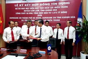 Agribank tài trợ Điện lực miền Trung làm điện mặt trời