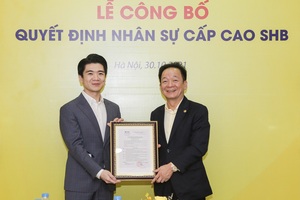 SHB có thêm một Phó Tổng Giám đốc, là con trai "bầu" Hiển