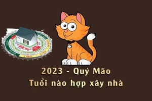 Tuổi xây nhà năm Quý Mão 2023 đẹp nhất, mang nhiều may mắn cho gia chủ