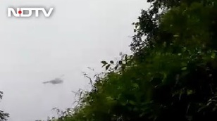 Video trực thăng chở Đại tướng Ấn Độ bay thấp ngay trước khi gặp nạn