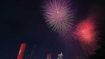 Fireworks light up HCM City to celebrate National Reunification