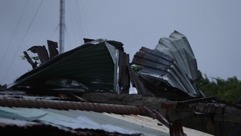 Roofs torn off homes in Gia Lai as Typhoon Kalmaegi nears