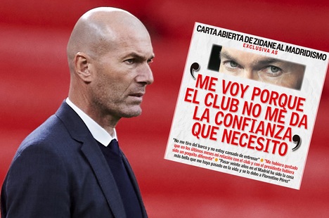 HLV Zidane gây sốc, nói thẳng lý do rời khỏi Real Madrid