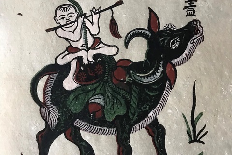 Năm Tân Sửu nói về con trâu trong những bức tranh Đông Hồ