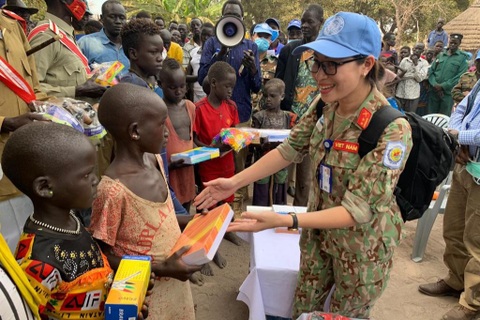 Lính mũ nồi xanh Việt Nam và khát vọng hòa bình cho thế giới