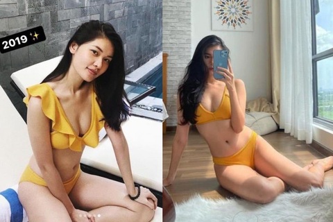 Á hậu tái chế bikini khoe dáng sexy, phát lộ nhiều tài lẻ thời Covid-19