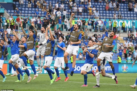 Italia gây ấn tượng khi toàn thắng và không để thủng lưới ở Euro 2020